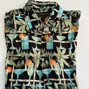 Croft & Barrow Man's Hawaiian Beer Aloha Rayon Shirt
